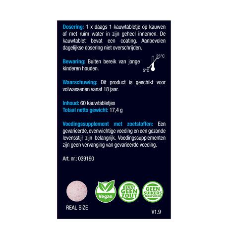 Lucovitaal Vitamine B12 1000 MCG 60 Kauwtabletjes Kersensmaak