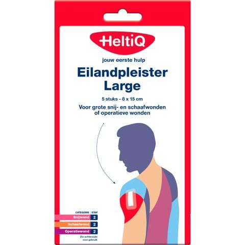HeltiQ Eilandpleister large 8x15cm