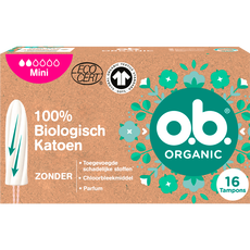 OB Organic Mini Tampons 16 stuks