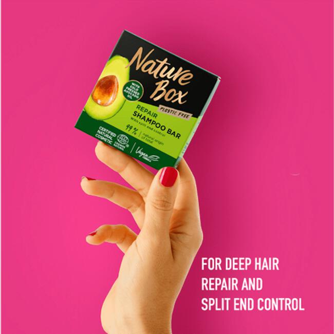 Nature Box Avocado Repair Shampoo Bar 85 GR