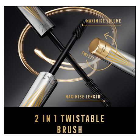 Max Factor Masterpiece 2In1 Lash Wow Mascara 02 Black Brown