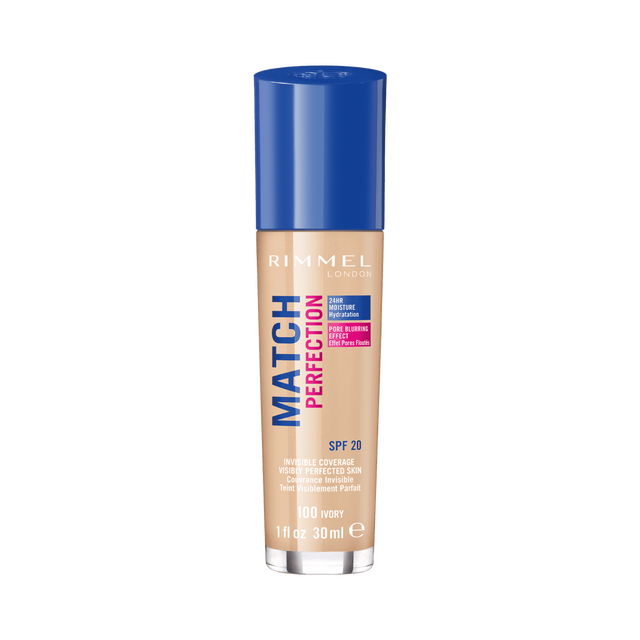 Rimmel London Match Perfection Foundation 100 Ivory