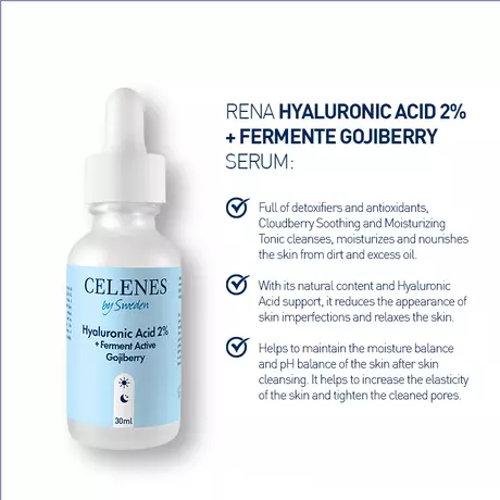Celenes by Sweden Hyaluronic Acid 2% + Goijberry 30 ML