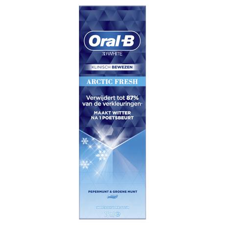 Oral-B 3D White Arctic Fresh Tandpasta 75 ML