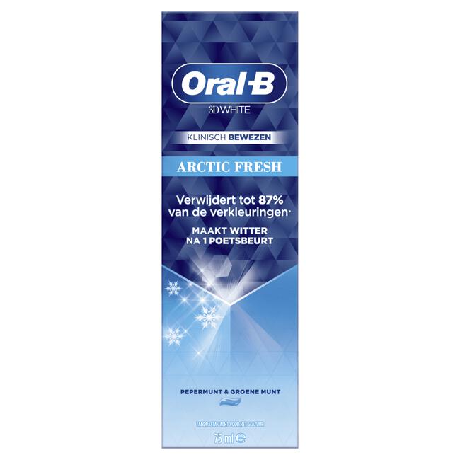 Oral-B 3D White Arctic Fresh Tandpasta - 75 ML