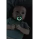 BIBS Glow In The Dark Fopspeen Rond Latex Maat 1 Sage/Vanilla 2 stuks