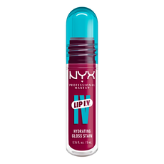NYX Professional Make Up Lip IV Hydraterende Lipgloss Rood + Stain 19 Magenta Mist