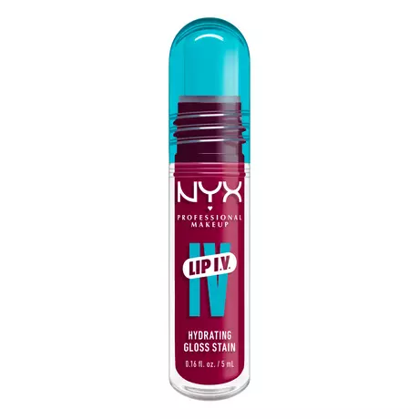 NYX Professional Make Up Lip IV Hydraterende Lipgloss Rood + Stain 19 Magenta Mist