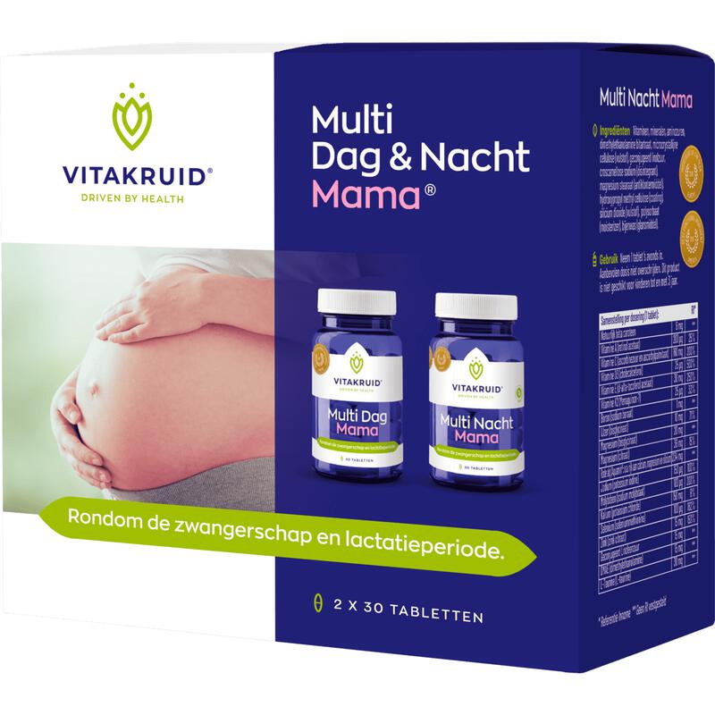 Vitakruid Multi Dag & Nacht Mama Tab 2 x 30 stuks