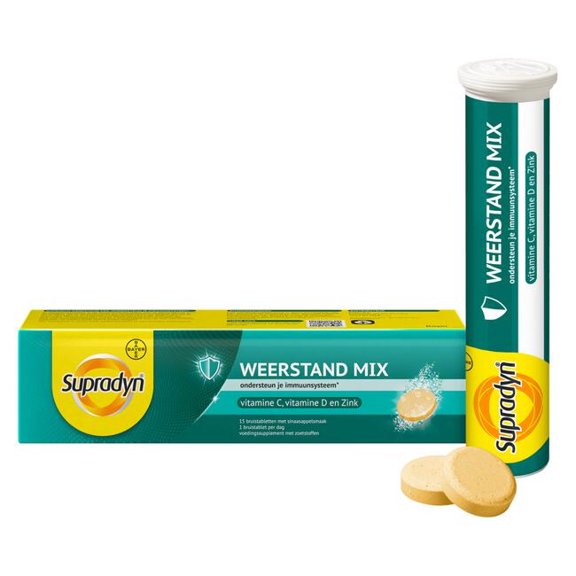 Supradyn Weerstand Mix Ondersteunt Je Weerstand* 15 Bruistabletten