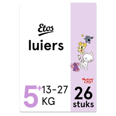 Etos Woezel & Pip Luiers Junior Plus Maat 5+ 13-27 kg 26 stuks