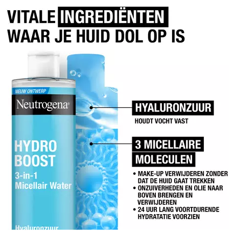 Neutrogena Hydro Boost Micellair Water Alle Huidtypen 400 ML