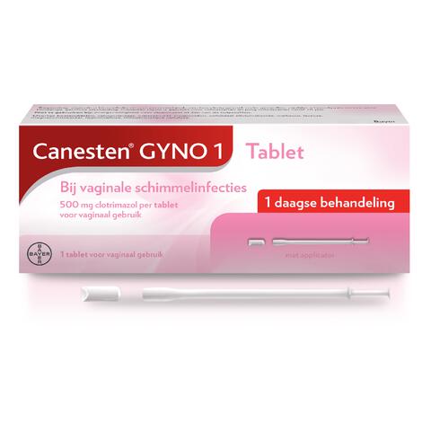 Canesten Gyno 1 Tablet bij vaginale schimmelinfectie 1 stuks