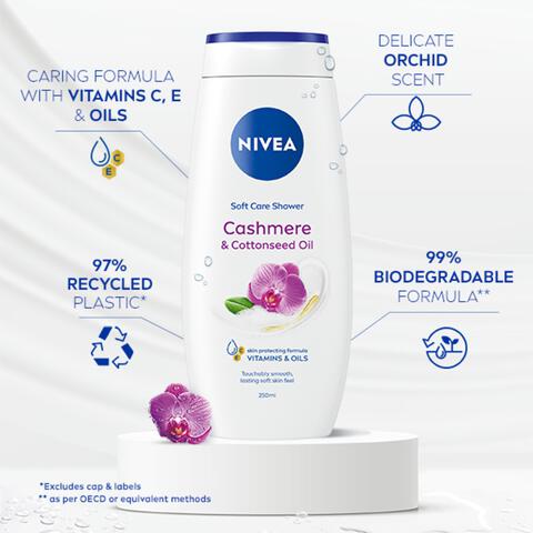 NIVEA Crème Soft Cashmere Moments Douchegel Orchideegeur 250 ML