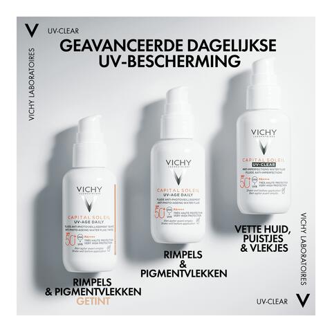 Vichy Capital Soleil UV-Clear Zonnecrème SPF50+ 40 ML
