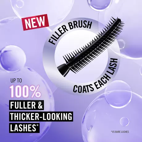 Rimmel London Wonder'Bond Lash Filler + Hyaluronic Mascara 001 Black