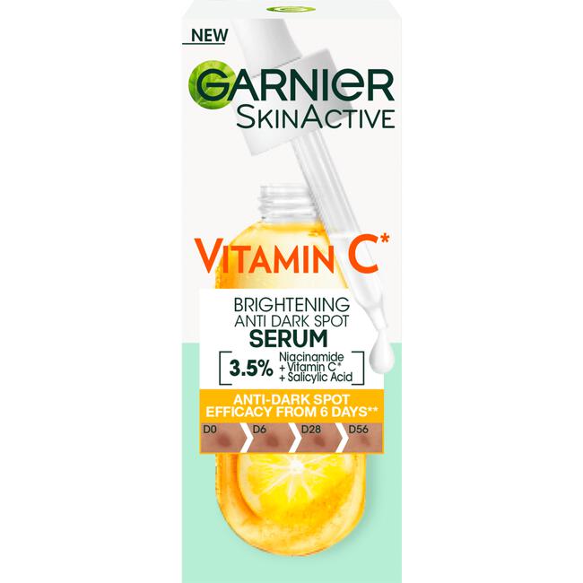 Garnier Skinactive Anti-Dark Spot Serum Met Vitamine C* 30 ML