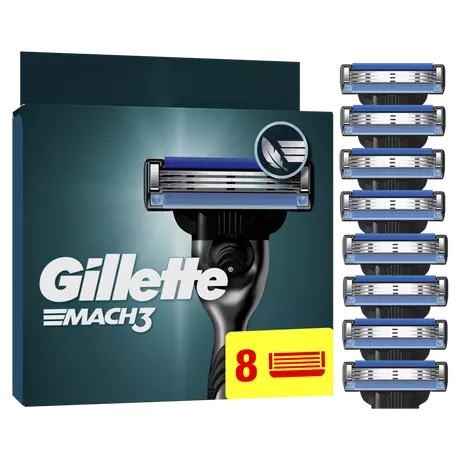 Gillette Mach3 Navulmesjes 8 stuks