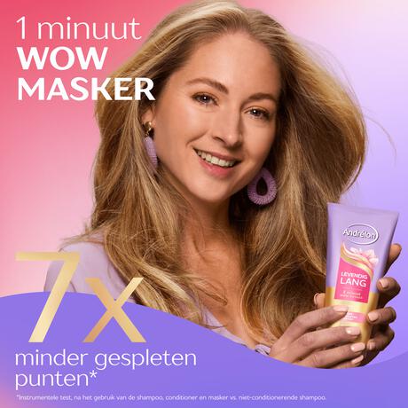 Andrélon Levendig Lang 1 min Masker 180 ML