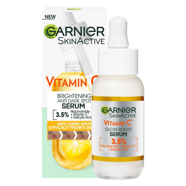 Garnier Skinactive Anti-Dark Spot Serum Met Vitamine C* 30 ML
