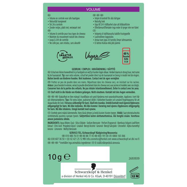 Taft Styling Volume Poeder 10 GR
