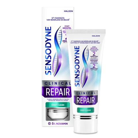 Sensodyne Clinical Repair Deep Clean Tandpasta - 75ML