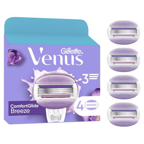 Gillette Venus ComfortGlide Breeze Navulmesjes 4 stuks