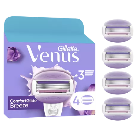 Gillette Venus ComfortGlide Breeze Navulmesjes 4 stuks