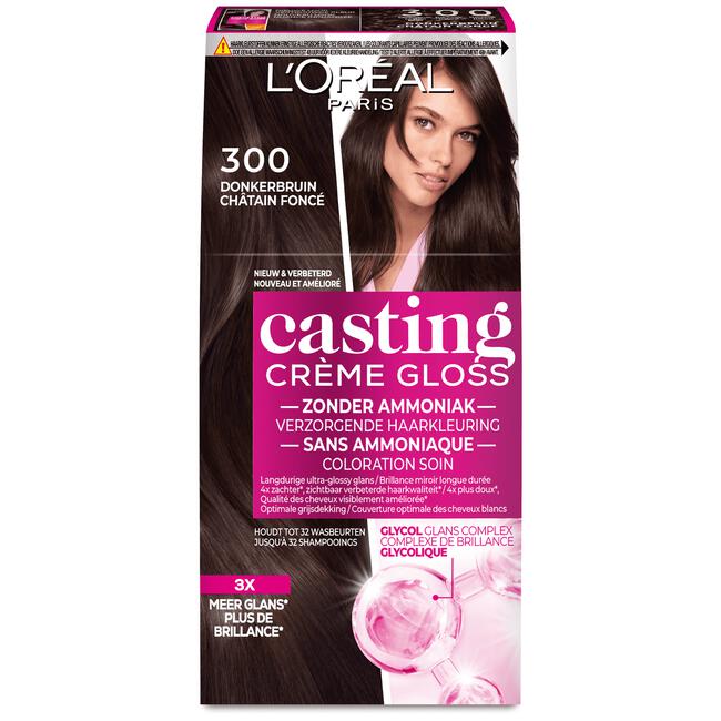 L'Oréal Paris Casting Crème Gloss Haarverf 300 Dark Delight Donkerbruin