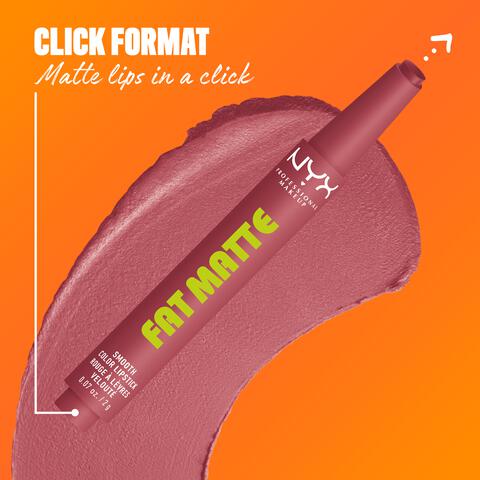 NYX Professional Make Up Fat Matte Lipstick 12 Blush Blanket Paars