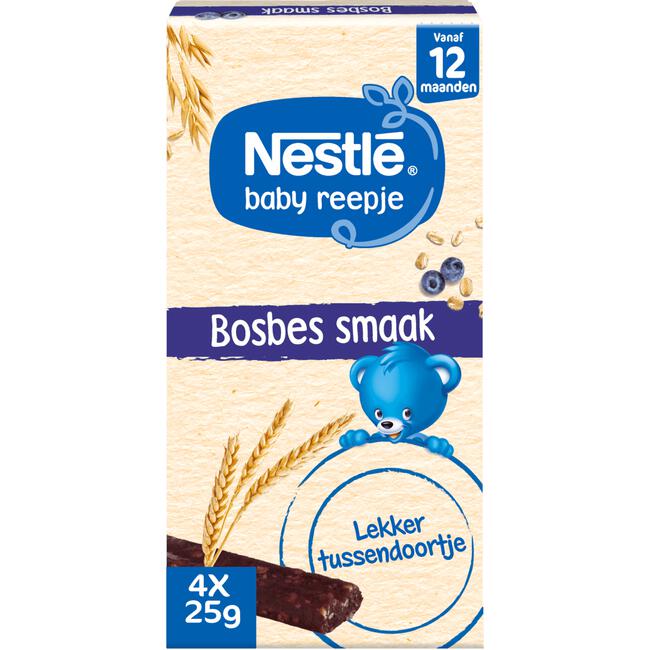 Nestlé FruitReepje Bosbes 12+ Baby Koekjes