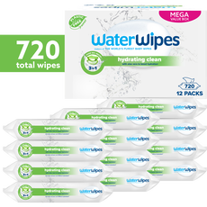 WaterWipes Hydrating Clean Billendoekjes 12x60 stuks