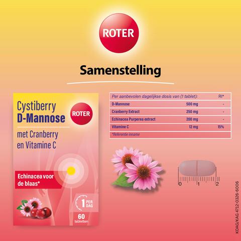 Roter D-Mannose Cranberry 60 St