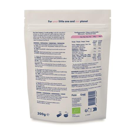 Pure Goat Company Pap 5-granen 6+M 200GR