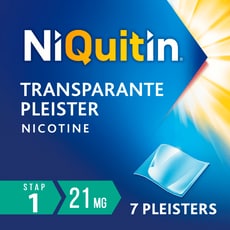 NiQuitin Clear Pleisters 21 mg Stoppen met roken