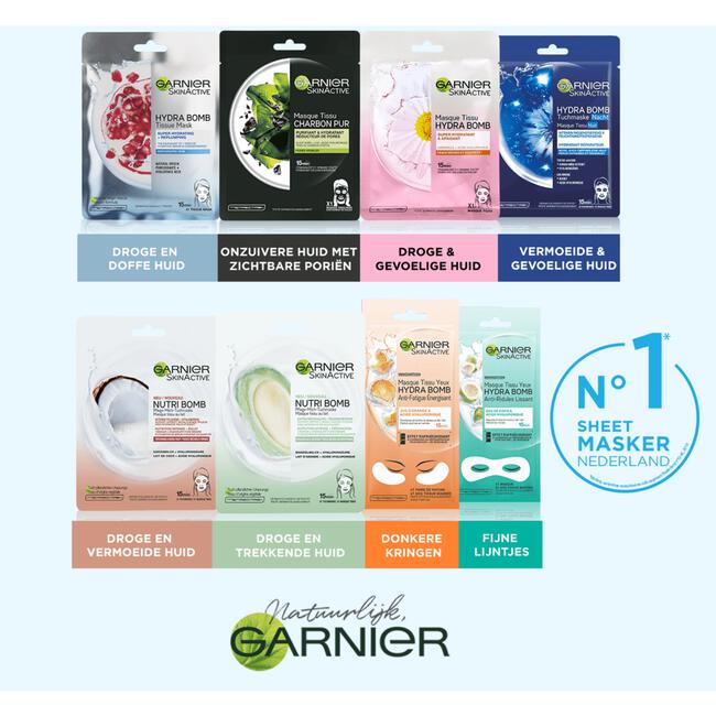 Garnier SkinActive Nutri Bomb Sheet Masker Amandel