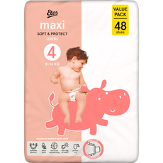 Etos Luiers Maxi Maat 4 9-14 kg Value Pack 48 stuks