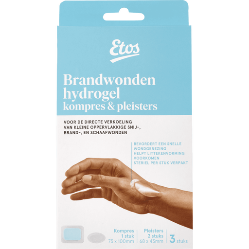 Etos Doosje met 1x Hydrogel Kompres + 2x Hydrogel Pleisters