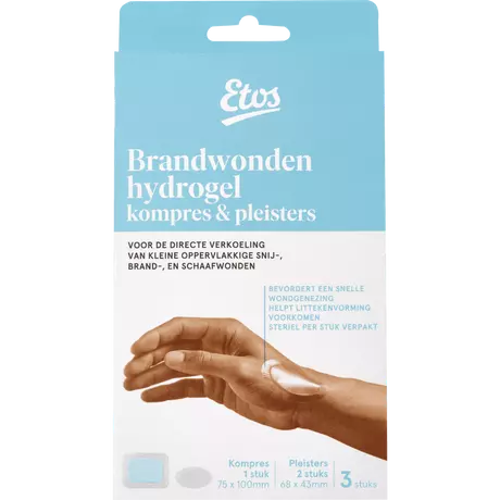 Etos Doosje met 1x Hydrogel Kompres + 2x Hydrogel Pleisters