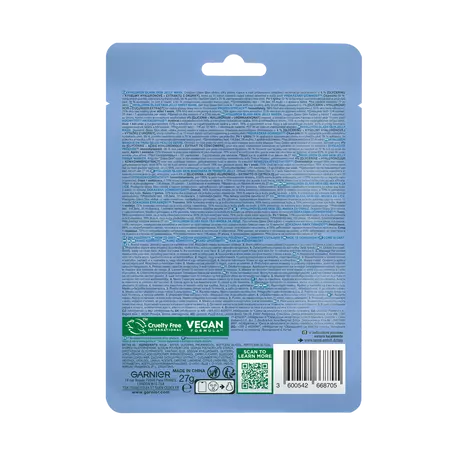 Garnier Hyaluron Glass Skin Jelly Sheet Mask