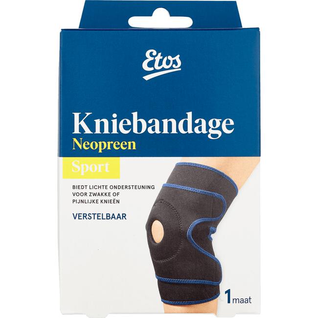 Etos Kniebandage Zwart