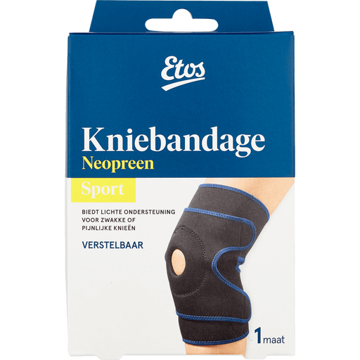 Etos Kniebandage Zwart