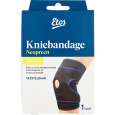 Etos Kniebandage Zwart