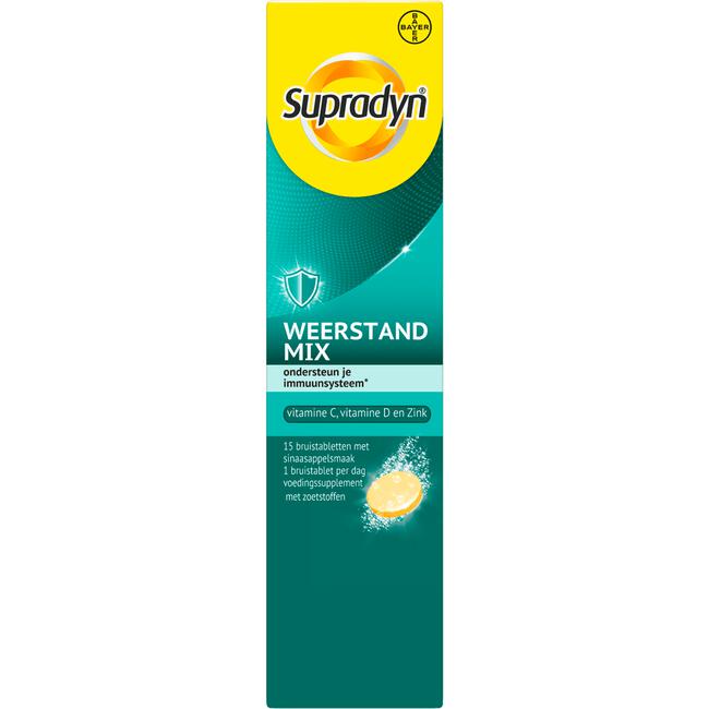 Supradyn Weerstand Mix Ondersteunt Je Weerstand* 15 Bruistabletten
