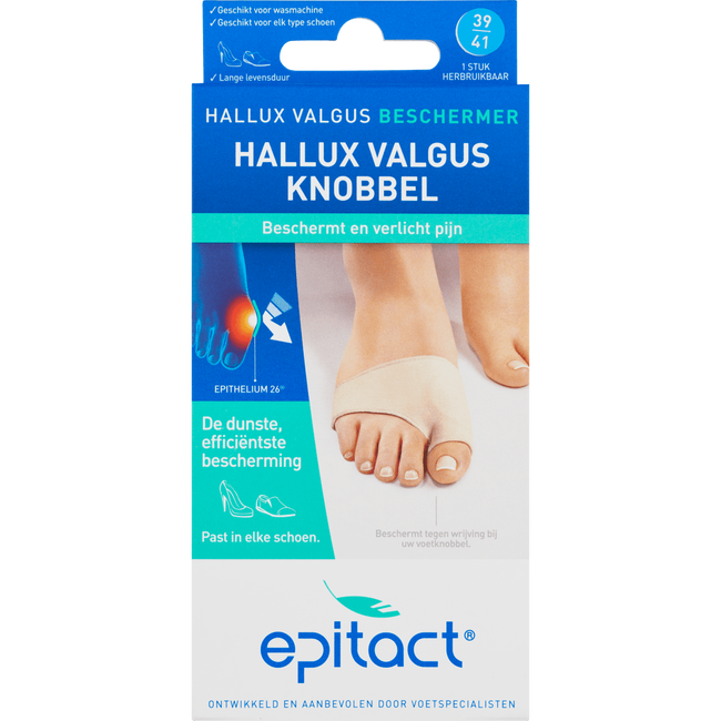 Epitact Hallux Valgus Knobbel Beschermer 39-41