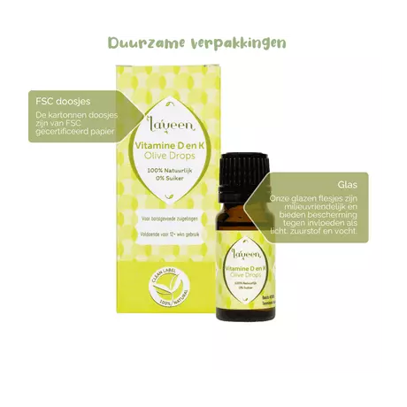 Laveen Olive Drops Vitamine D en K