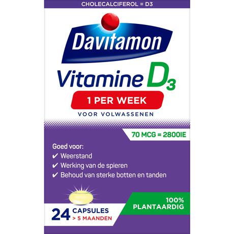 Davitamon D3  1 Per Wk - 100% Plantaardig