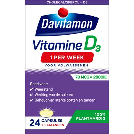 Davitamon D3 Capsules 24 stuks 