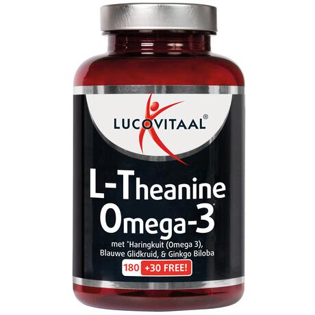 Lucovitaal L-Theanine Omega-3 Capsules 210 stuks