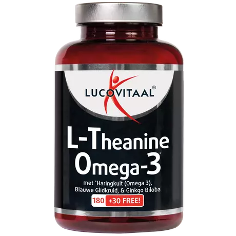 Lucovitaal L-Theanine Omega-3 Capsules 210 stuks